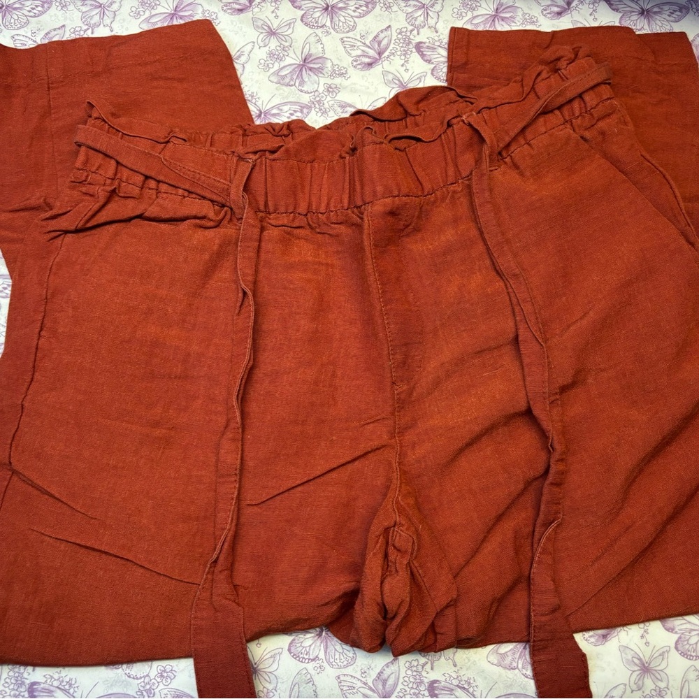 Old Navy Rust Wide Leg Pants